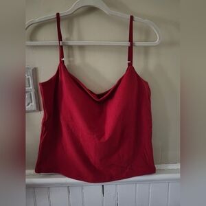 Abercrombie & Fitch Bra Free 90s Cami Red XL